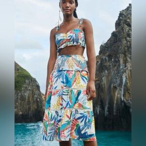 Farm Rio - Macaw Wind Skirt and Top SET